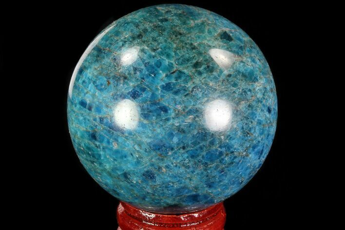 Bright Blue Apatite Sphere - Madagascar #83382